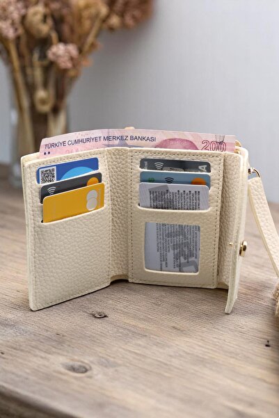 HFKY Πορτοφόλι μεγέθους μίνι τσάντα με φερμουάρ. Πορτοφόλι RY1004