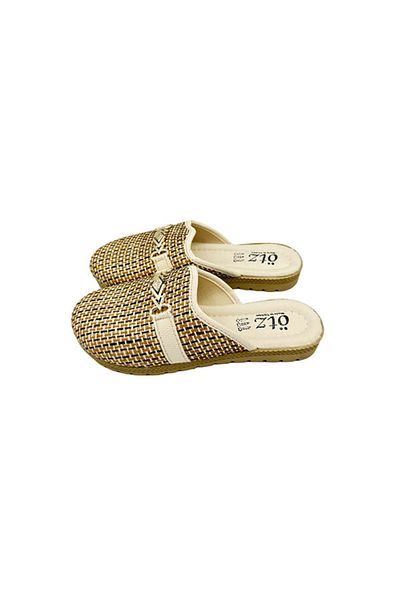 shoemio Γυναικείες παντόφλες Gloria Straw Buckle