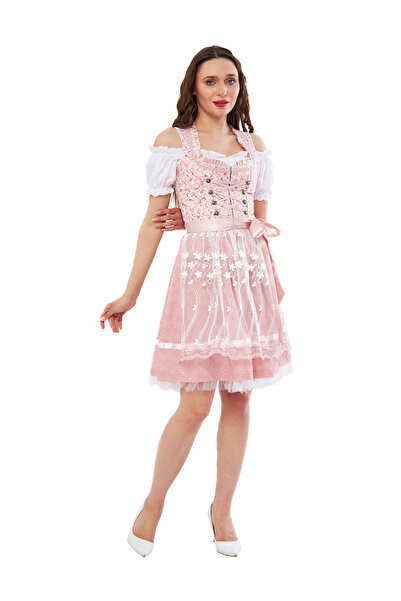 mbderoos Exquisite Dirndl "Karla" Flowers / authentic cultural quality clothi...