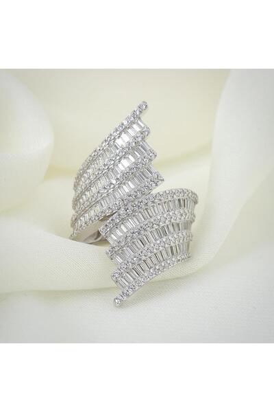 Mia Vento Effective Diamond Tutkulu Kavuşma Sarmal Gümüş Yüzük