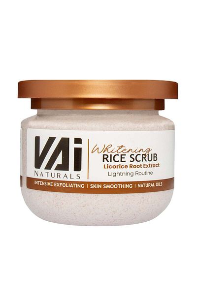vai naturals Whitening Rice Scrub with Licorice Root Extract & Vitamin E - 280ml