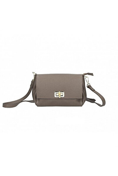 delis Γυναικεία Τσάντα, Madeleine Gt2661, Φυσικό Δέρμα, Σκούρο Μπεζ