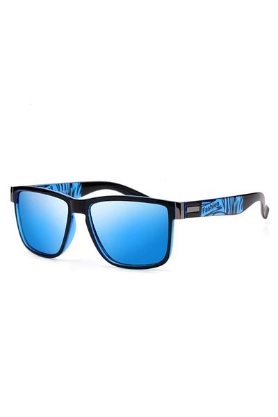 PICADİLİ Ochelari De Soare Unisex, Sg030, Negru/albastru