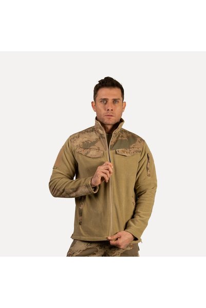 Wolftrap Tactical Kamuflaj Desenli 5 Cepli Polar Ceket