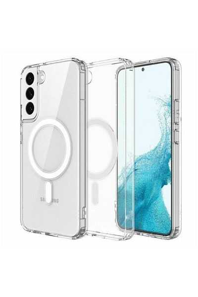 PROTECT Magnetic Clear Case with Screen Protector | For S23 Plus | MSAMS23P