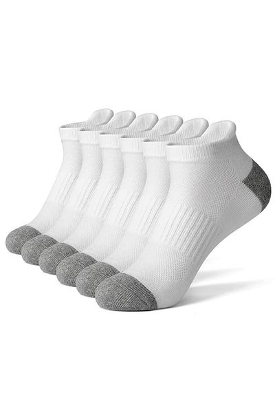 delis Set of 6 Pairs of Socks for Men, Ss029, White, Universal Size