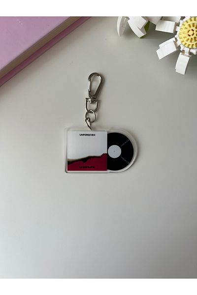 Hara Company Le Sserafim Kpop Unforgiven Album Keychain / Bag Charm