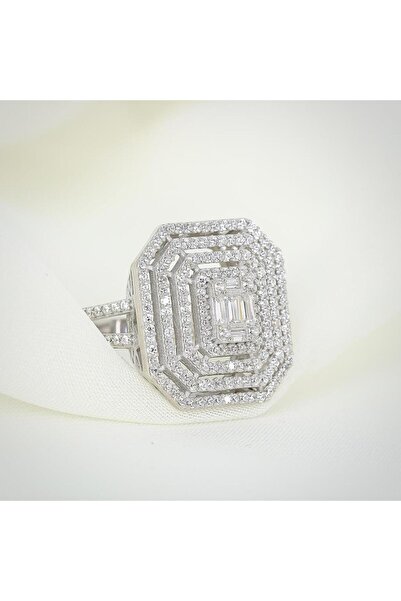 Mia Vento Effective Diamond Mega Baget Efsanesi Gümüş Yüzük