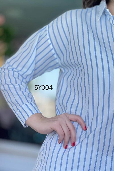 İnce Topuk Striped Shirt 5Y004