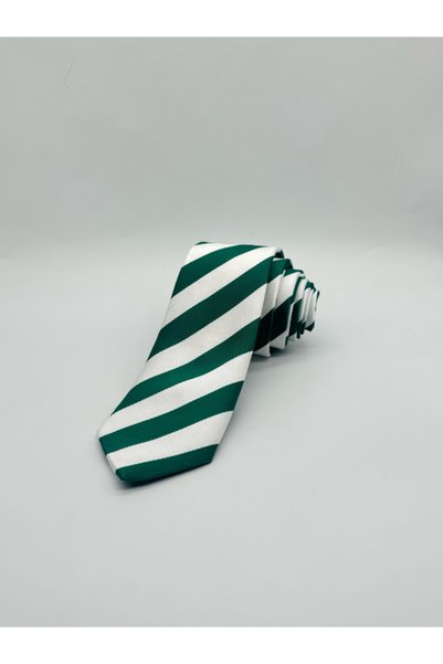 HARES Green White Limited Edition Tie & Handkerchief