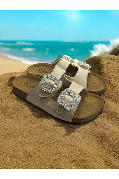 SHOUGO Women's Orthopedic Sole Basic Comfortable Daily Use and Beach Slippers