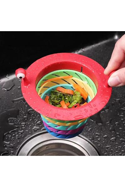 3B Trend Sink Strainer Colorful 6 Stage Kitchen Drain Stopper Sink Strainer