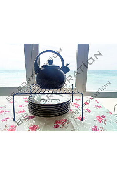 BS CORPORATİON Dolap Içi Düzenleyici Organizer Tezgah Banyo Tabak Bardak Mutf...