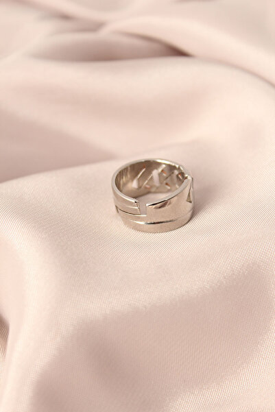 Skygo Silver Color Metal Stone Model Adjustable Women's Ring - Tj-Byk2152