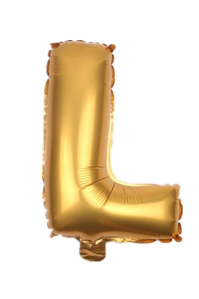 Mia 16inch (40cm) Gold Foil Balloon Letter L