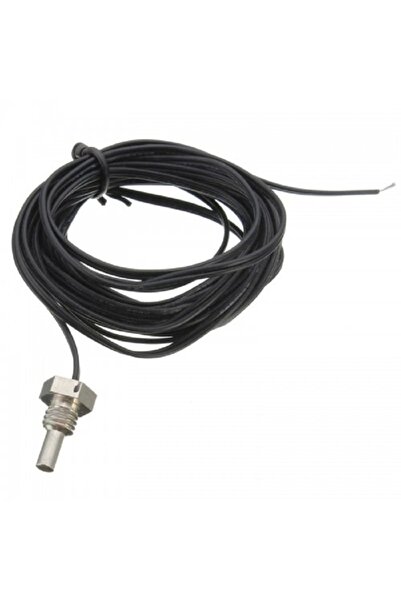 Genel Markalar 100cm Kablolu M8 Dişli Montaj Tip Su Geçirmez 10k Ntc Sensör Kolay Montaj Isı Sıcaklık Prob
