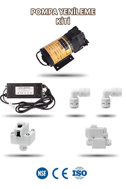 Filter Store Su Arıtma Uyumlu Cihazı Pompa 75 Gpd (MOTOR) Yenileme Kiti