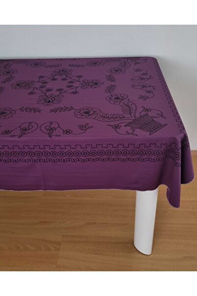 Milenam Etnik Desenli Kare Sofra Bezi Piknik Örtüsü Masa Örtüsü