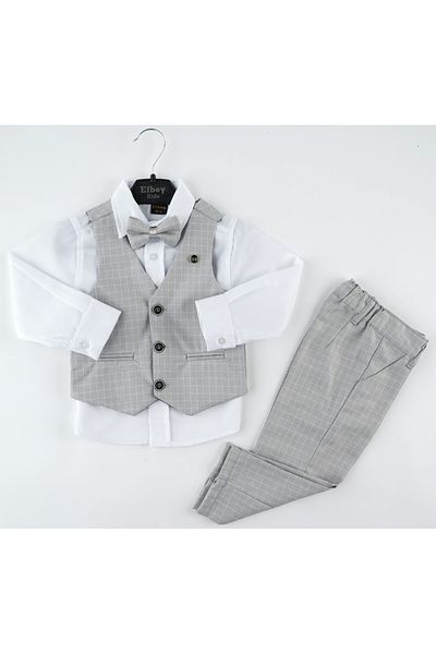 Mc Emirix Kids Wear Checked Vest