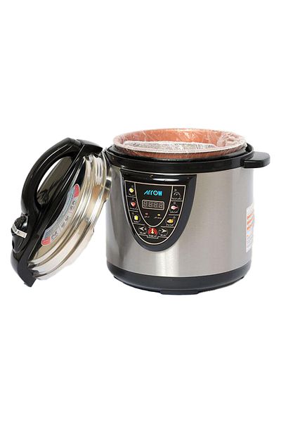 Aro 8-Liter Electric Pressure Cooker, 1300W, Multi-Functional, Steam & Cooking | RO-08SEC