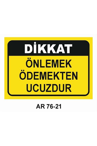 Outdoor One Work Safety Warning Sign 2 Pcs 21X29Cm