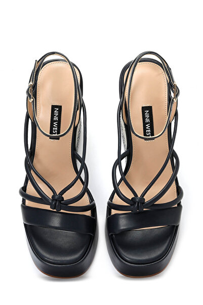 Nine West Tormaris Lacivert Kadın Dolgu Topuk Sandalet