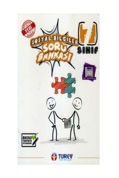 Türev Yayınları 7. Sınıf Sosyal Bilgiler Soru Bankası Ve 48 Sahife Yaprak Tes...