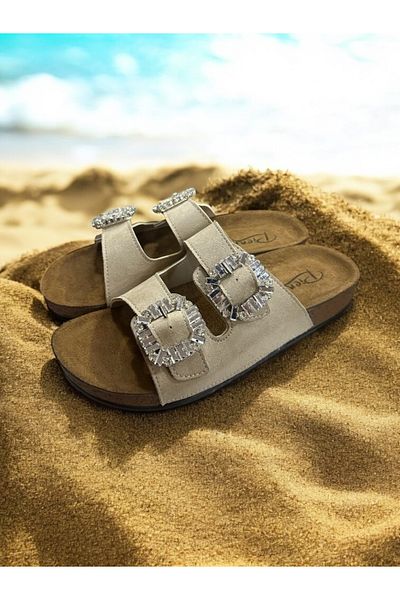 SHOUGO Women's Orthopedic Sole Basic Comfortable Daily Use and Beach Slippers