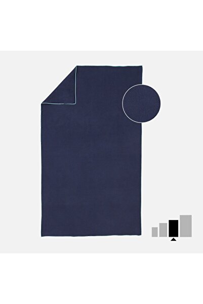 nabaij Nabaiji Corded Microfiber Towel - L - Navy Blue - 80 x 130 cm