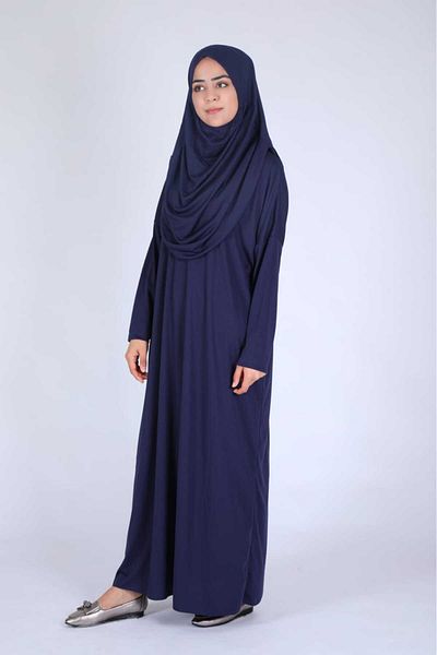Tosyalı Burak Bebe Practical Prayer Dress with Bag - Suitable for Sizes 36-44