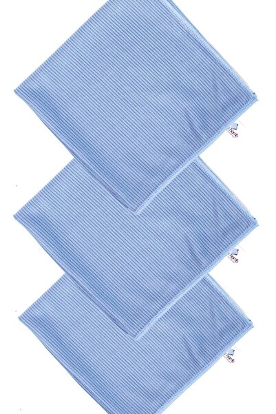 SİLVER HOME Mikrofiber 40x40cm 3lü Zor Kir Ve Yağ Temizlik Bezi - Mavi