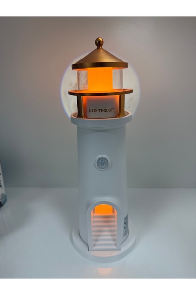 Genel Markalar Haraket sensörlü ay desenli deniz feneri gece lambası