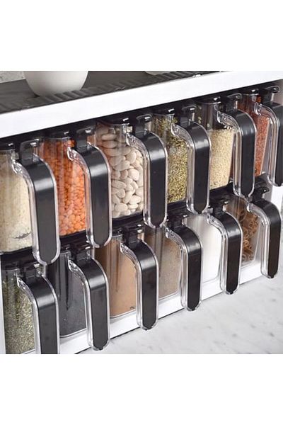 STOREMAX Lvnmblya 12-Piece Spice Set, 12 Spice Spoons, 24 Spice Labels, 1 Spice
