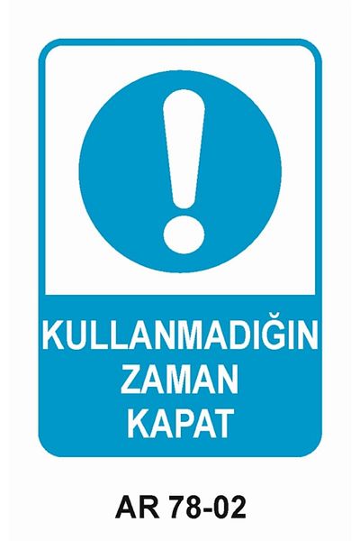 Outdoor One Work Safety Warning Sign 2 Pcs 21X29Cm