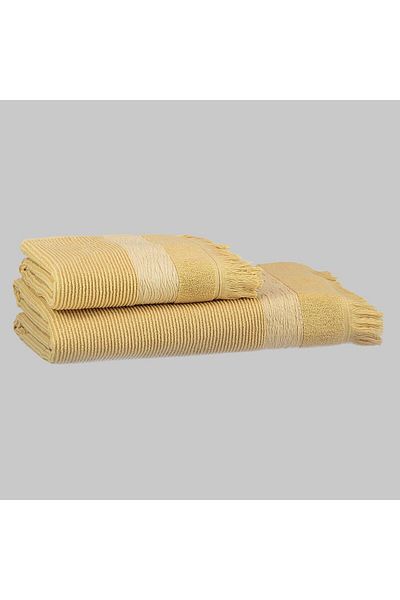 Sarev Street Yellow 100% Cotton Towel 50*90 cm