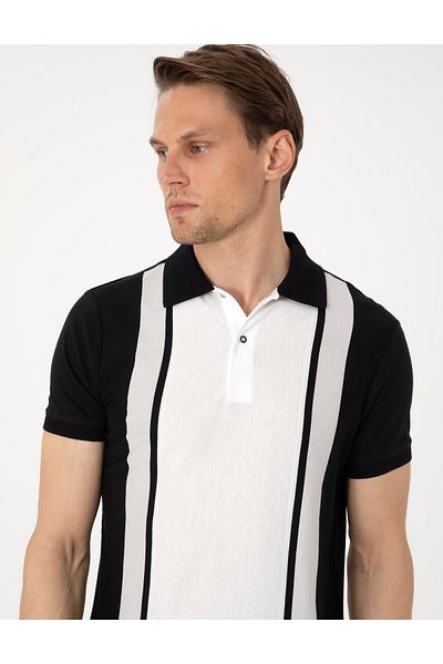 Pierre Cardin Slim Fit T-Shirt 100% βαμβάκι 2131827