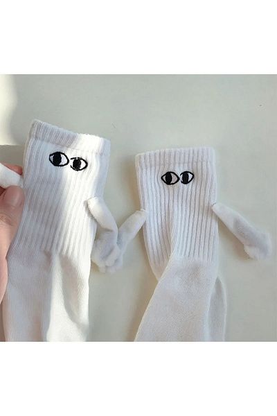 Bellanora 2 Pairs of Magnetic Socks for Holding Hands with Your Best Friend
