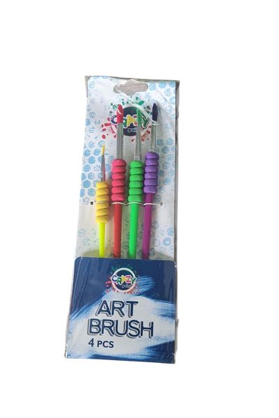 tuvval Rich Crayz 4-Piece Brush Set
