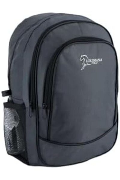 STOREMAX Rucsac școlar MU-ARTSHOP Polo cu 3 compartimente Gri 2450 tnca 871301