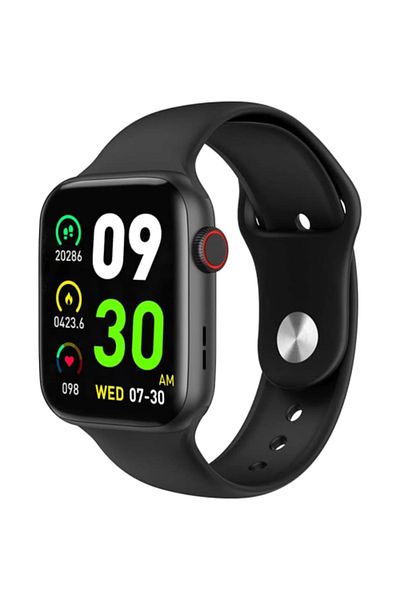 Generic MyCandy 45 mm Stainless Steel Lifestyle Smartwatch with extra Stainless Steel Band - Black