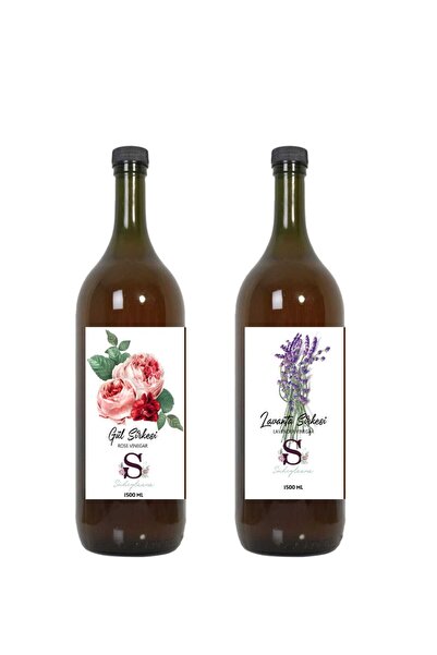 Süheylaana Doğal Gül Sirkesi 1500 Ml - Doğal Lavanta Sirkesi 1500 Ml
