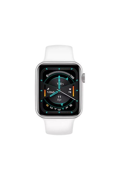 Generic MyCandy 45 mm Stainless Steel Lifestyle Smartwatch with extra Stainless Steel Band - Silver