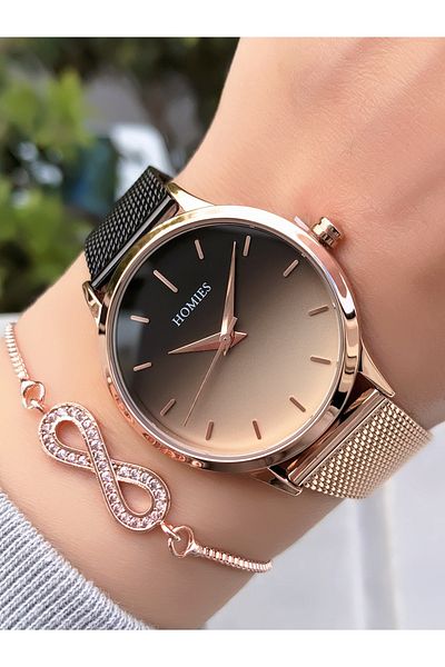 Homies Steel Women Wrist Watch Guaranteed 3 Atm Waterproofness Wristband Gift Hmsf754