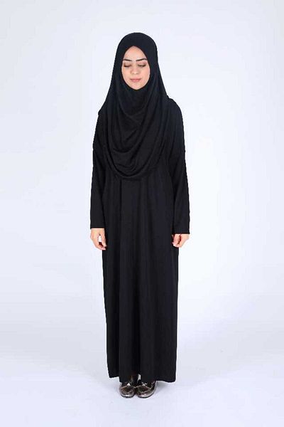 Tosyalı Burak Bebe Practical Prayer Dress with Bag - Suitable for Sizes 36-44