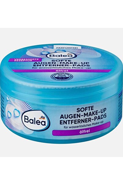 BALEA Micellar Göz Makyajı Temizleme Pedleri Yağlı 50 adet - Alman ürünü (Vegan)