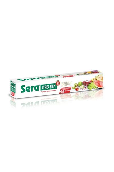 SERA Stretch Film 30 cm X 99 Mt 8 Micron X 4 Packs