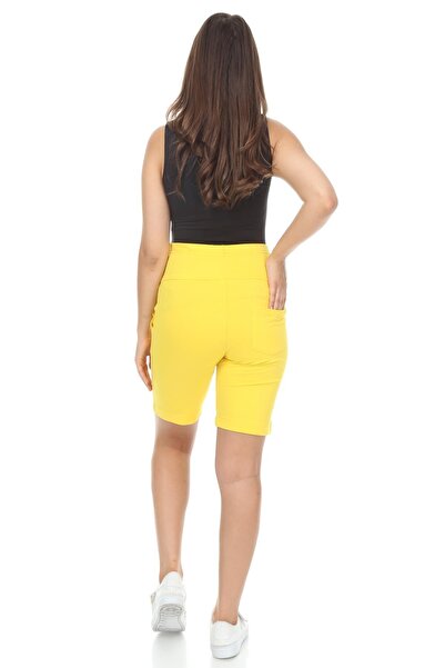 LİYACA Oversized Bumi Band Cotton Maternity Shorts