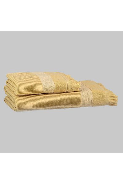 Sarev Street Yellow 100% Cotton Towel 50*90 cm