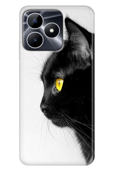 EGSTECH Realme Note 50 4g Case Colorful Fixx Cover Silicone Cat Look