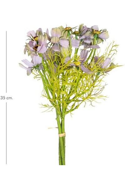 STOREMAX MU-ARTSHOP Τεχνητό Λουλούδι Μαργαρίτα Μωβ 35 εκ. tnca 871301